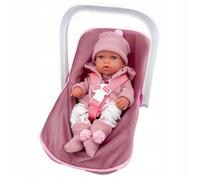 Poupée bébé - KINDERPLAY - KP2228 - 30,5 cm - Porte-bébé rose - 6 pièces incluses