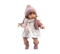 Llorens Pleurant Lola Avec Corps En Tissu Et Mécanisme Sonore Poupée Bébé 38 Cm One Size