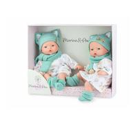 Perletti Pitus Twins S Doll 40 Cm Vert