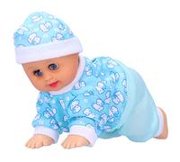 Poupée bébé Mignonne, Smart Electric Ring Rampe de Poupée bébé Poupée pour les Enfants, Poupée à Vie avec une Fonction Interactive, Adaptée à avec des Enfants, à (Boy de