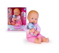 Poupée Bébé - Nenuco - Mimosón - Corps Doux 42 cm - Peluche Chiot - Pyjama Rose