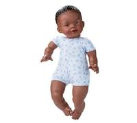 Poupée Bébé Nouveau-Né Corps Mou Africain 45 Cm Garçon - Berjuan - Marron - Fille - Enfant