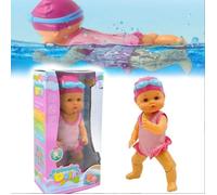 Poupée bébé nouveau-né de natation flottante électrique