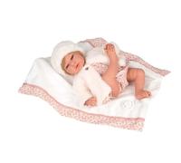 MuÑecas Arias Elegance Andie With Blanket Baby Doll 40 Cm Rose
