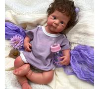 Poupée bébé Reborn réaliste de 20 Pouces (env. 50 cm) en Silicone intégral (Tan)