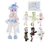 Poupée BJD 1/12 Figurines articulées Cadeau d'anniversaire (Whole Set) | Minty Série Souvenirs d'enfance Décorations mignonnes Jouets Objets de collection
