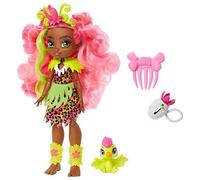 Poupée Cave Club Fernessa (25 cm), poupée de mode préhistorique avec dinosaure domestique