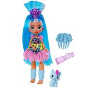 Poupée Cave Club Tella (25 cm), poupée de mode préhistorique avec dinosaure domestique