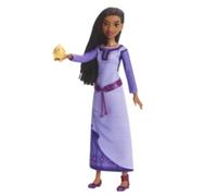 Mattel Disney Wish Poupée Articulée Asha De Rosas Chanteuse Avec Figurine Star, Tenue Amovible, Chante En Français, Cheveux Tressés, Jouet Enfant, Dès 3 Ans, HVX69