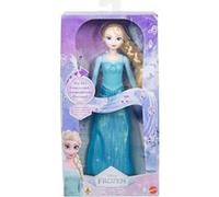 Disney Elsa Poupée Chantante La Reine des Neiges avec tenue emblématique et chanson «Libérée, délivrée» du film Disney La Reine des Neiges en quatre langues: Anglais, Français, Allemand, Italien,JDL58