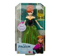 Disney La Reine des Neiges Poupée Anna Chantante, Tenue du Film Inclue, Version Polonaise, À Collectionner, Jouet pour Enfant de 3 Ans et Plus, HMG45