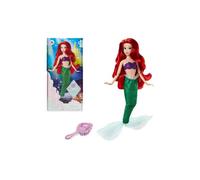 Disney Store Poupée Ariel (La Petite Sirène) 29 cm, articulée, brosse, tenue scintillante, dès 3 ans