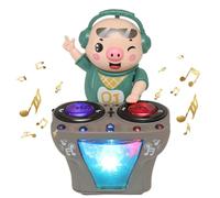 Poupée Cochon Dj De Fête Avec Dj Musical, Petit Cochon Drôle, Danse Musicale, Balançoire Cochon, Station De Jouets Électriques, Cadeaux Pour Enfants