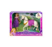 Mattel Poupée Disney Princesses Coffret Raiponce et Maximus Multicolore G