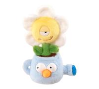 Poupée Créative Avec Plante - Décoration En Peluche De Tournesol, Jouet Souple En Pot, Cadeau D'anniversaire Mignon | Joyeux Ornement D'intérieur Pour L'exposition De Table 'home