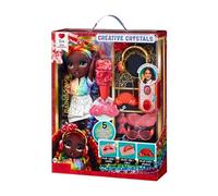 RAINBOW HIGH Creative Crystals Iris - Poupée Mannequin Arc-en-Ciel de 28 cm avec Kit DIY Accessoire en Cristal, Bague pour Vous, Jeu de Résine, Cadeau pour Enfants de + de 8 Ans, Non Comestible