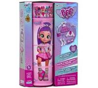 IMC Toys Poupée BFF Cry Babies S2 Daisy – Cheveux longs, 9 accessoires – Dès 5 ans