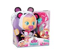 Poupée Cry Babies Panda + Pyjama Papillon - Multicolore