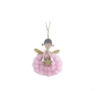 Poupée d'ange à suspendre pour sapin de Noël en tissu pour décoration de vacances à la maison, au détail et dans les lieux de fête