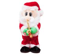 Poupée Dansante Pour Père Noël, Jouet Chantant, Jouant Au Saxophone, Secouant Les Hanches, Chantant, Noël