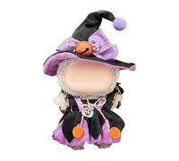 Poupée de Accessoires de Détente pour Labubu 2 Pièces Vetement Ensemble de Vêtements de Poupée en Peluche Mignon Comprend Une Robe et Un Chapeau de sorcière