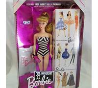 Poupée de Barbie blonde originale de 1959 - Édition spéciale du 35e anniversaire - Reproduction