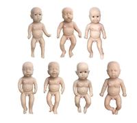 Poupée De Bébé Reborn En Silicone Pour Fille Corps Complet Non Peinte Lavable Doux Inachevé Cadeaux De Noël Pour Enfants