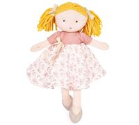 Poupée de chiffon Camélia 30 cm en coton bio Joliflores Jolijou®