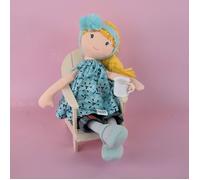 Poupée de chiffon - Les Canailles de Doudou - Evy - 36 cm - Bleu - Mixte - 3 à 10 ans