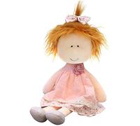 Poupée de chiffon Ragdoll - Poupée de chiffon faite à la main - Jolies poupées de chiffon faites à la main - Pour filles - Cadeau pour décoration de chambre - Rose 02