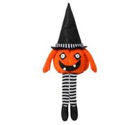 Poupée de citrouille d'Halloween - Poupée décorative d'Halloween, poupées d'oreiller de citrouille fantôme effrayantes | Poupée de décoration de bureau d'Halloween Récolte d'automne faite à la main