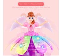 Poupée De Danse Avec Télécommande Infrarouge Pour Fille, 1 Pièce, Musique Légère Créative, Mode, Modèle De Princesse Rotative, Danse Éblouissante