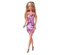 Poupée de dressing Steffi Love Silver Glossy dans une robe à paillette - SIMBA - 29 cm - Barbie - Enfant - Fille