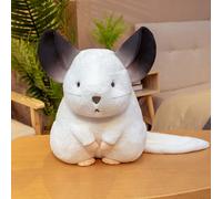 Poupée De Hamster Gras De Dessin Animé, Petite Souris En Peluche, Machine À Griffes Hamster Blanc Gras - 55 Cm 0,9 Kg