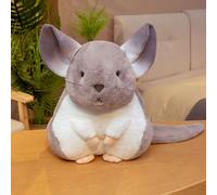 Poupée De Hamster Gras De Dessin Animé, Petite Souris En Peluche, Machine À Griffes Hamster Gris Gras - 55 Cm 0,9 Kg