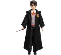 Mattel Poupée Harry Potter – Uniforme emblématique de Poudlard, tenue amovible, baguette – JGM18