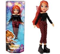 Poupée de Mode - WINX CLUB - Bloom - 23 cm - Ailes amovibles - Noir-Rouge