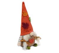 Poupée de nains d'automne saisonniers en peluche faite à la main en tissu inspiré des feuilles d'automne pour cheminée, étagères, nains de poupée, décoration d'intérieur