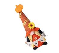 Poupée de nains en peluche sur le thème de l'automne, festivals, centres de table, décoration de bureau, décoration de Thanksgiving, figurine de gnomes citrouilles