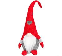 Poupée de Noël décorative saisonnière debout sans visage pour décoration d'intérieur (père)