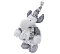 Poupée de Noël, Poupée d'élan de Noël Rétractable en Polyester, Ornement de Noël, Décoration de Festival pour Enfants, Poupée de Noël