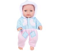Poupée De Nouveau-Né En Vinyle Souple, 11 Pouces, Peau Vierge, Jouet De Simulation De Bébé Endormi, Cadeaux Pour Enfants