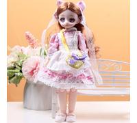 Poupée De Princesse Pour Filles Avec Boîte Cadeau De 30cm Poupée Musicale Changeante En Style Lolita Avec N?ud Fly Pour Décoration D'intérieur