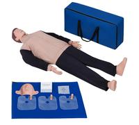 Poupée de réanimation adulte - Premiers secours - Poupée d'entraînement CPR - Manicines - Poupée médicale pour la formation de premiers secours, l'éducation des patients et l'enseignement (adultes)