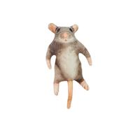 Poupée de souris en peluche de dessin animé, squelette intégré, figurines d ' animaux, farces, parodie, jouet, breloques pour, pendentifs, cadeaux d ' anniversaire, poupée de souris simulée, squelette