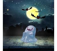 Poupée d'Halloween qui brille dans la nuit, accessoire de décoration, Mini ornements de bureau (D, 2. 6x3. 2x3. 2cm)