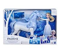 Poupée Disney Frozen La Reine des Neiges 2 Elsa et Nokk Interactif Bleu Multicolore G
