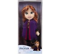 Disney Princesse - Poupée 38cm Anna Robe de Voyage - Licence Officielle Disney - Collection Mon Amie Princesse - Robe Effets Argentés Et Brosse Incluse - Poupées à Collectionner - Dès 3 Ans