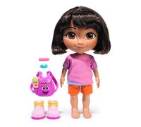 Spin Master - Poupée Dora Chante et Explore - interactive 30 cm, bilingue FR/EN, 2 chansons