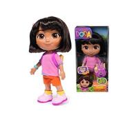 Spin Master - Poupée Dora Chante et Explore - interactive 30 cm, bilingue FR/EN, 2 chansons